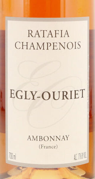 Egly Ouriet Ratafia Champenois Dessert Wine