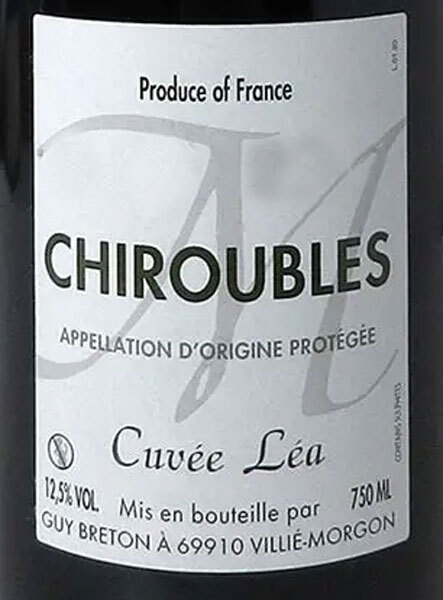 Guy Breton Cuvee Lea Chiroubles