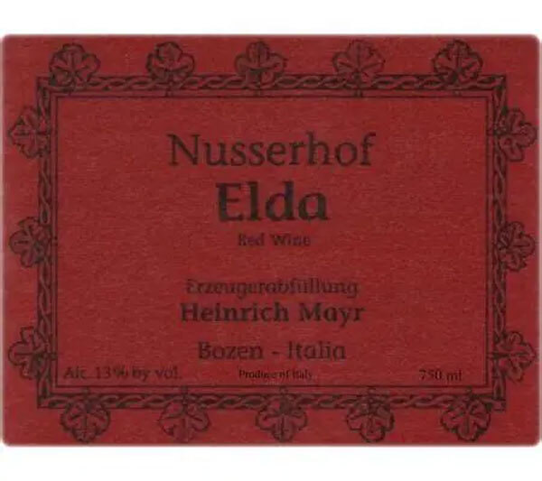 Heinrich Mayr Nusserhof VDT Elda Rosso