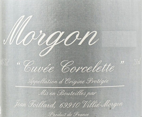 Jean Foillard Cuvee Corcelette Morgon