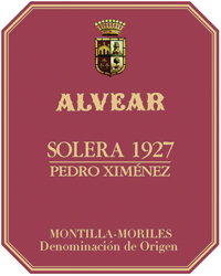 Alvear Solera 1927 Pedro Ximenez