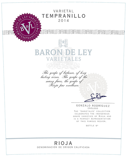 Baron De Ley Varietal Temranillo