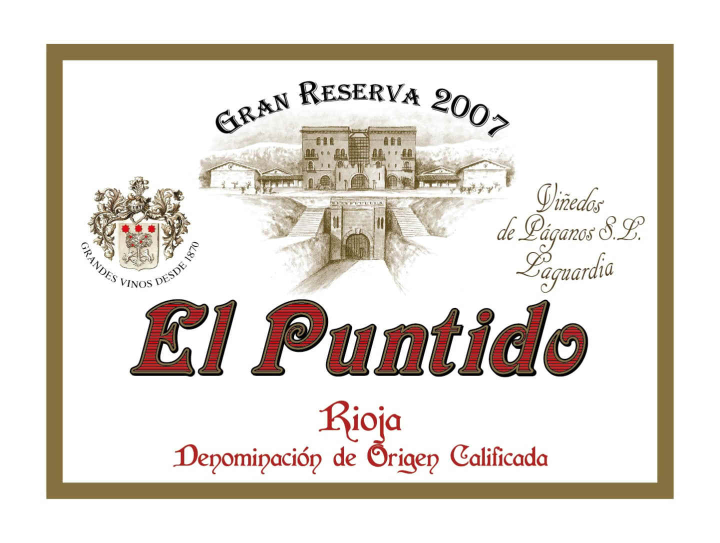 El Puntido Grand Reserve Rioja