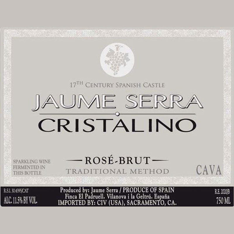 Jaume Serra Cristalino Brut Rose Cava