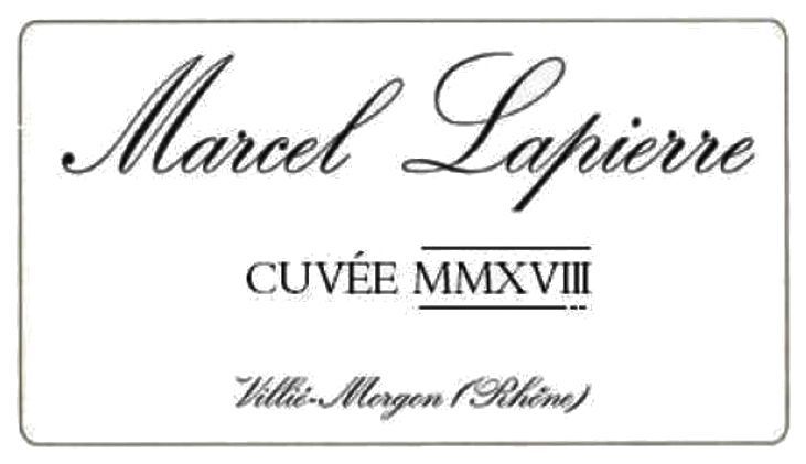 Marcel Lapierre Cuvee Mmxviii Morgon 2019