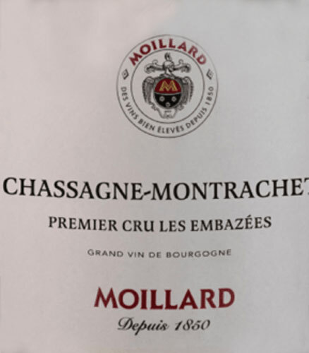 Moillard Chassagne Montrachet 1er Cru Les Embazees
