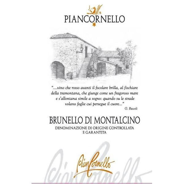 Piancornello Brunello di Montalcino Red