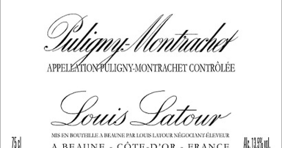 Martha's Vineyard | Louis Latour Puligny Montrachet AOC 2022